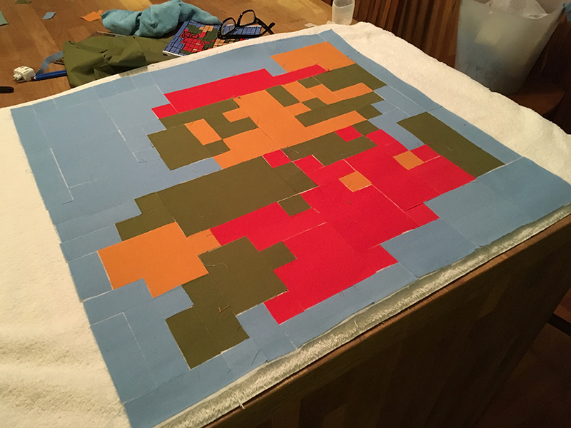 The front of the smaller project, with Mario visible.